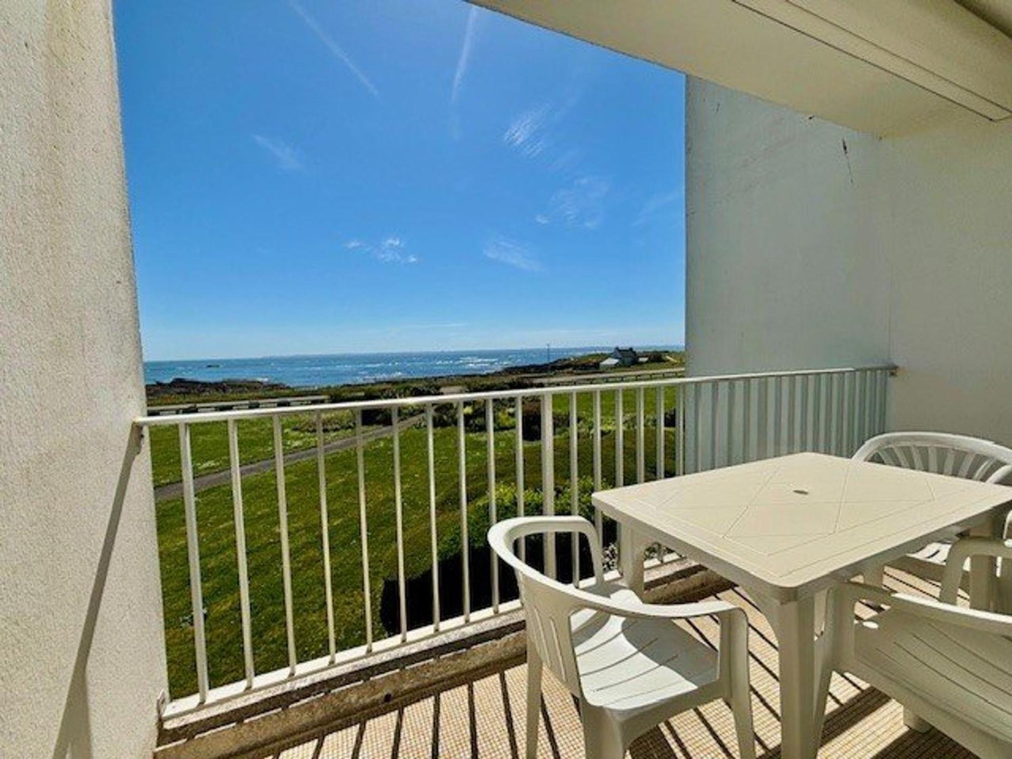 Quiberon: Studio Renove 35M² Avec Balcon, Vue Mer, Parking, Proche Plage Et Thalasso - Fr-1-478-56 Appartement Buitenkant foto